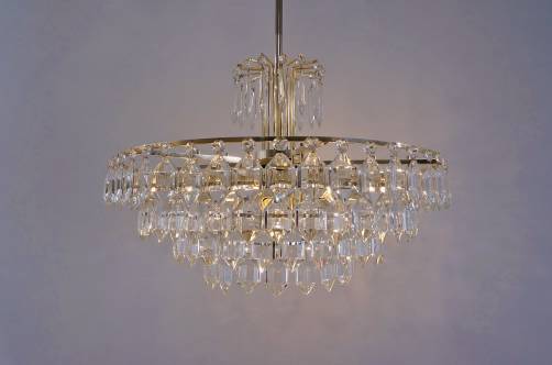 Bakalowits chandelier, 1950`s ca, Austrian